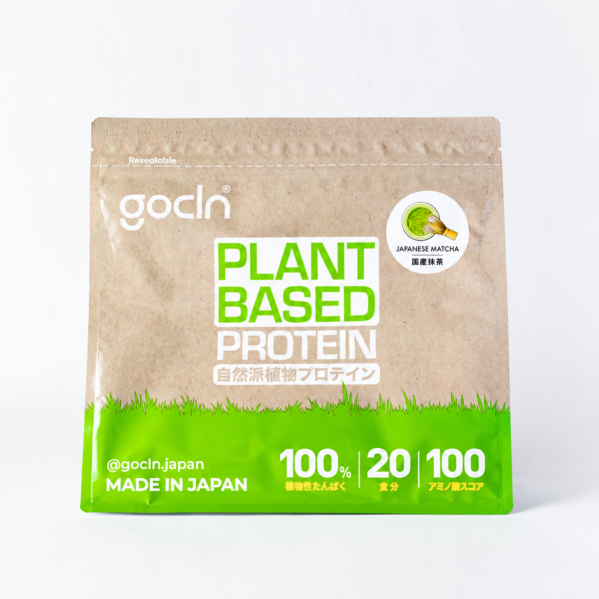 自然派植物性プロテイン 600g - gocln
