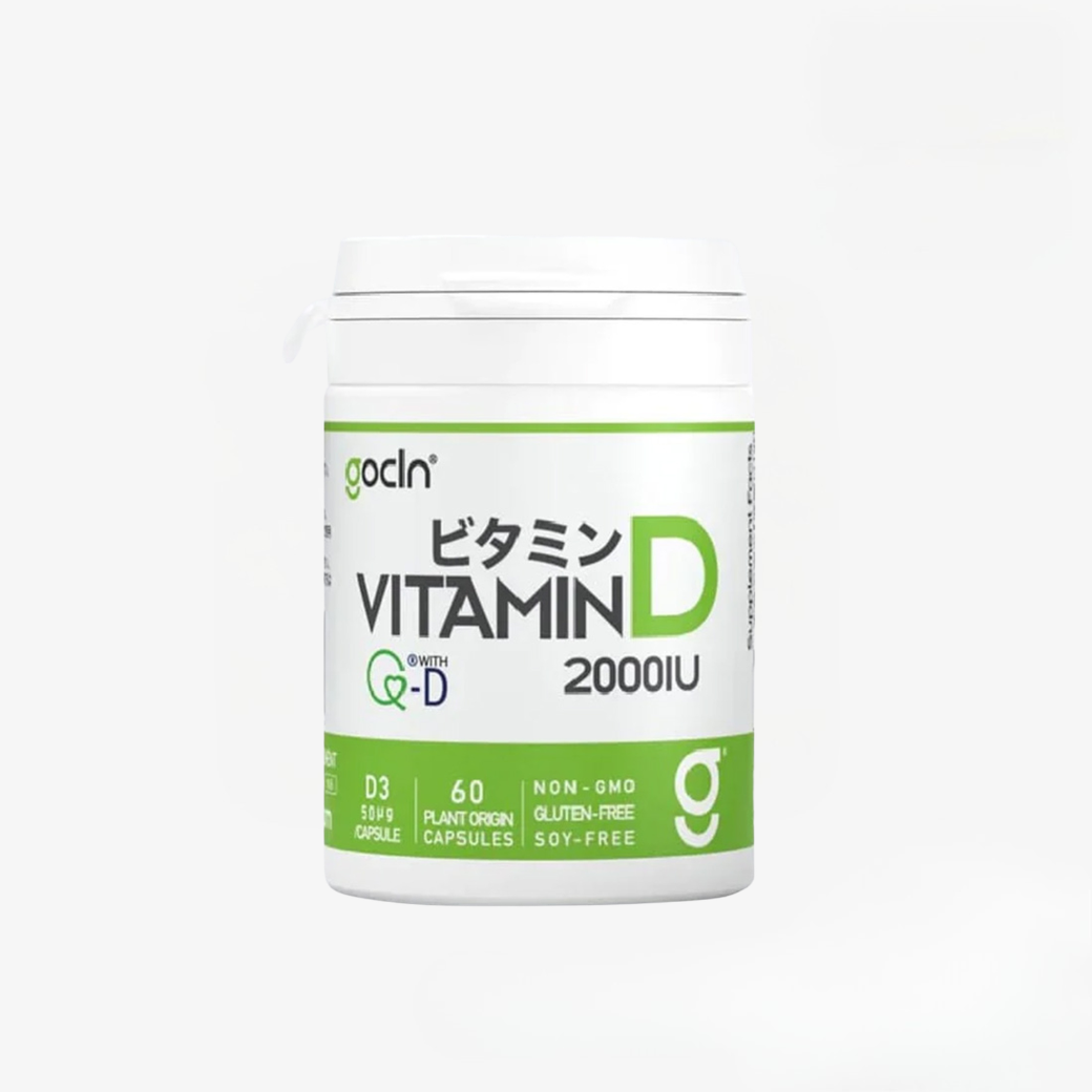 ビタミンD 50μg(2000IU)/日 60カプセル - gocln