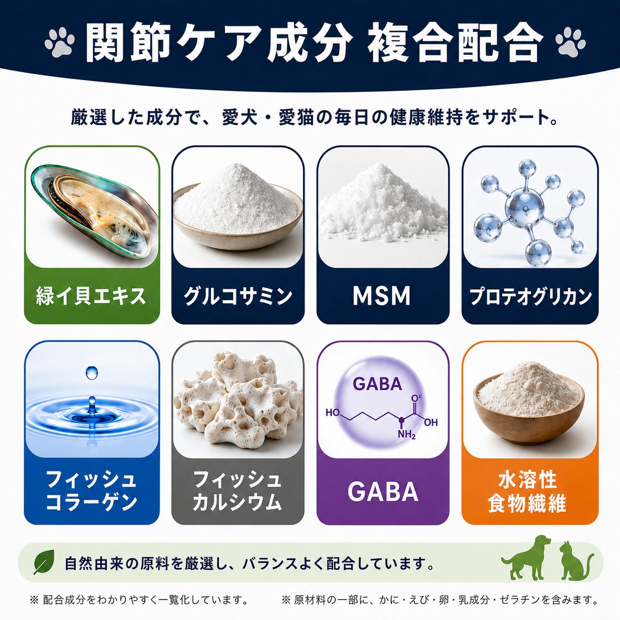 GoCLN Pet MOVE+｜関節の健康サポートサプリメント　犬・猫用　60g